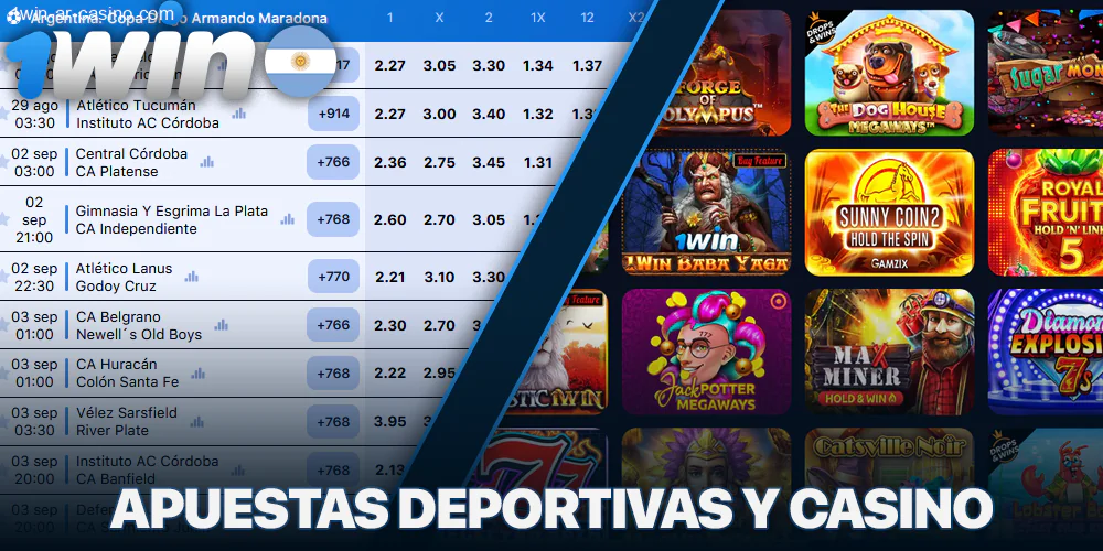 Apuestas deportivas y casino en 1Win Argentina