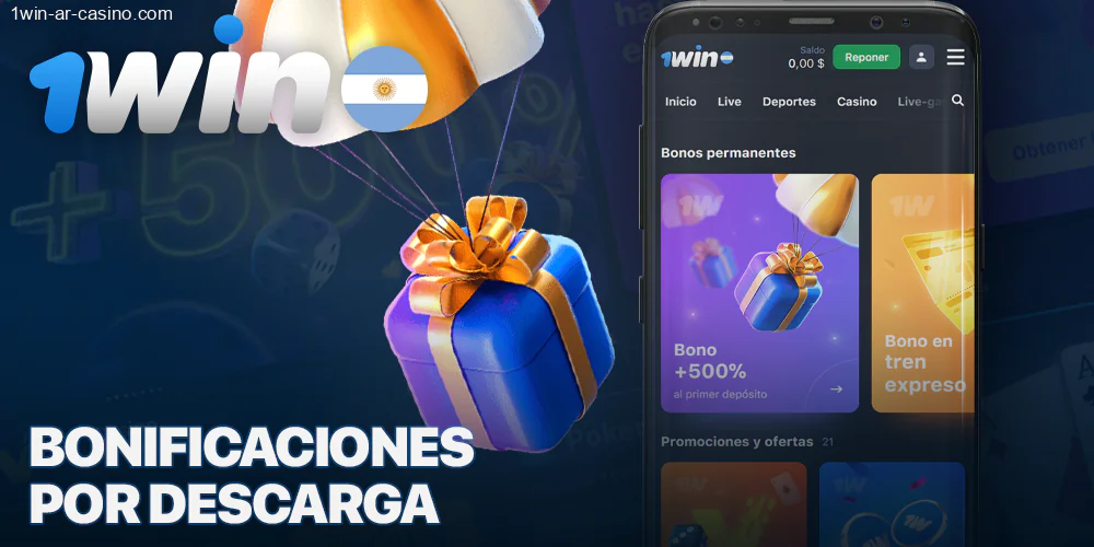 Bonos en la aplicación 1Win para argentinos