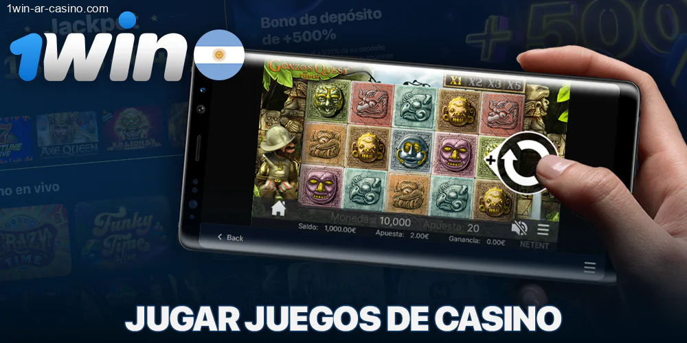 Jugar juegos de casino en línea 1Win