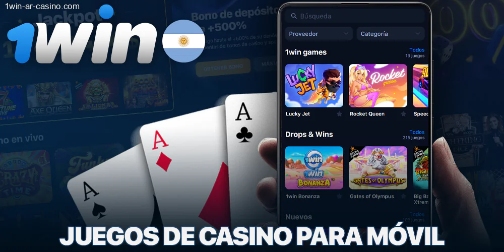 Casino online en la aplicación 1Win
