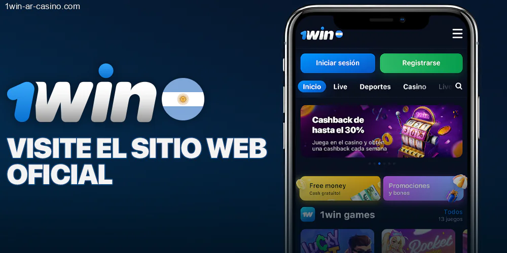 abrir el sitio web de 1win en el iphone