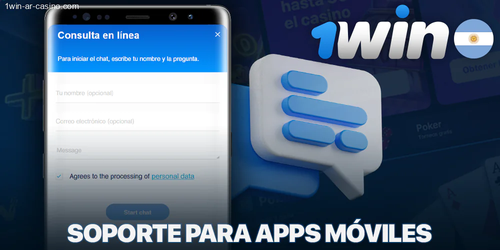 Soporte para jugadores móviles 1Win