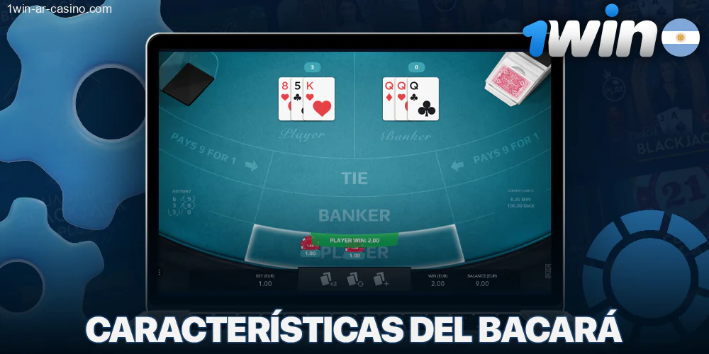 Funciones de bacará en 1Win