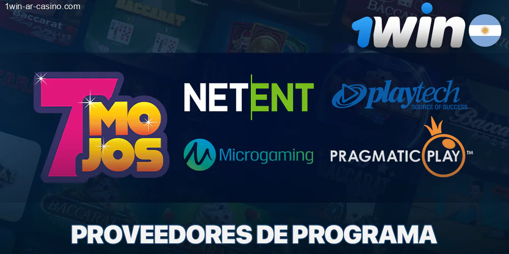 Proveedores de Software de bacará de casino 1Win