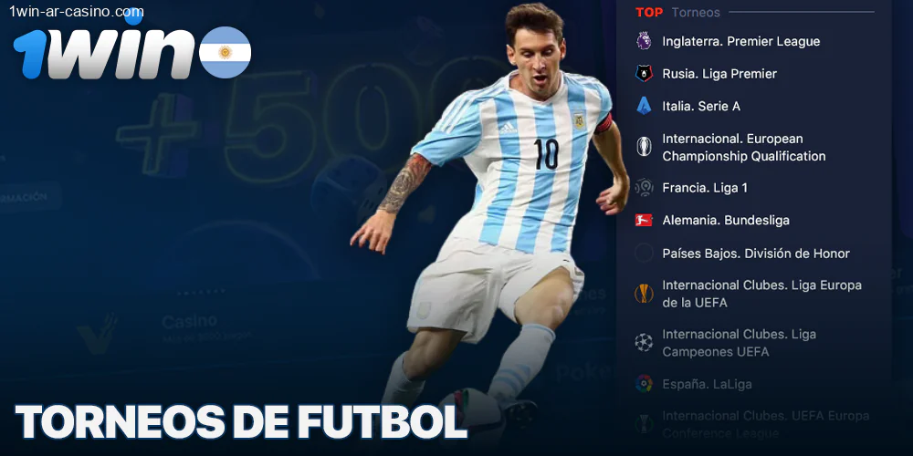 Ligas de fútbol en 1Win