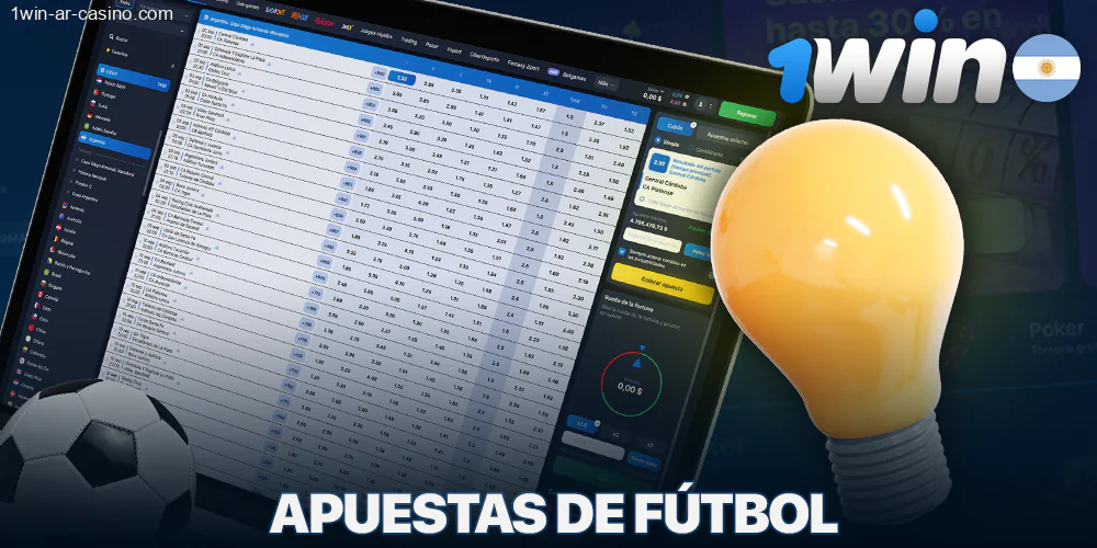 Consejos de apuestas de fútbol en 1Win para argentinos