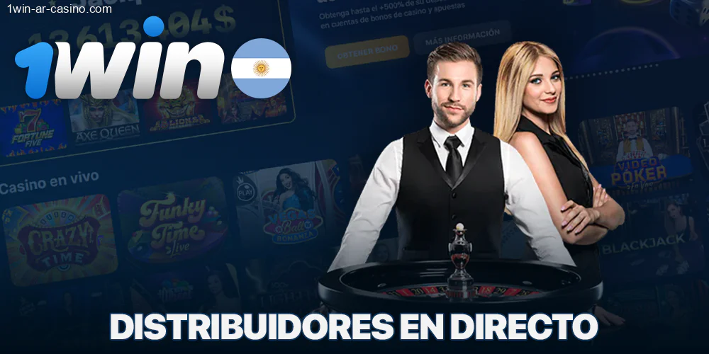 Croupiers en 1Win Casino en vivo