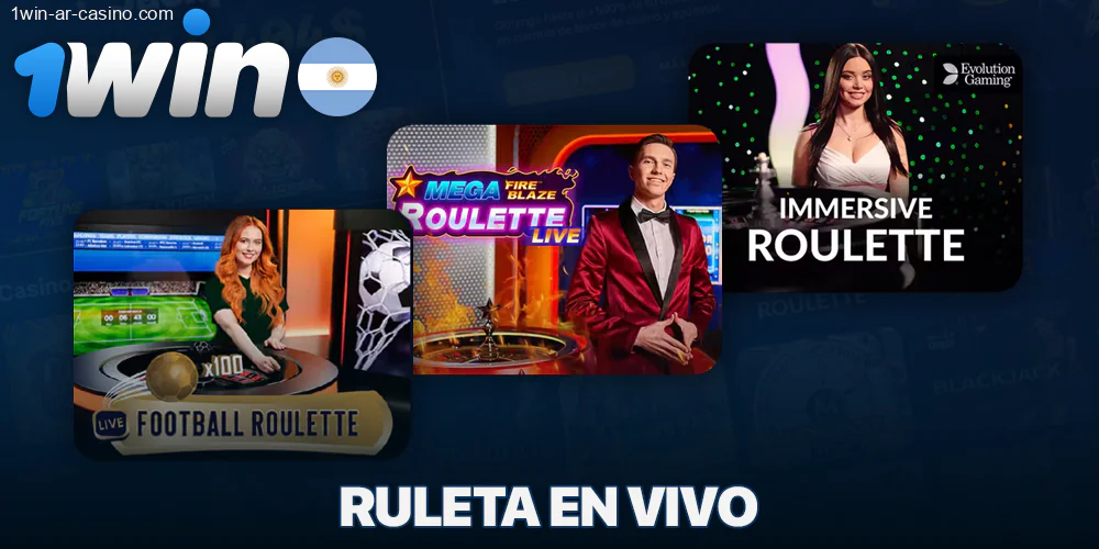 Ruleta en 1Win casino en vivo