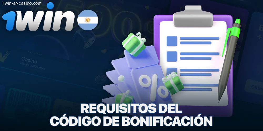 Requisitos para utilizar un código de bonificación en 1Win