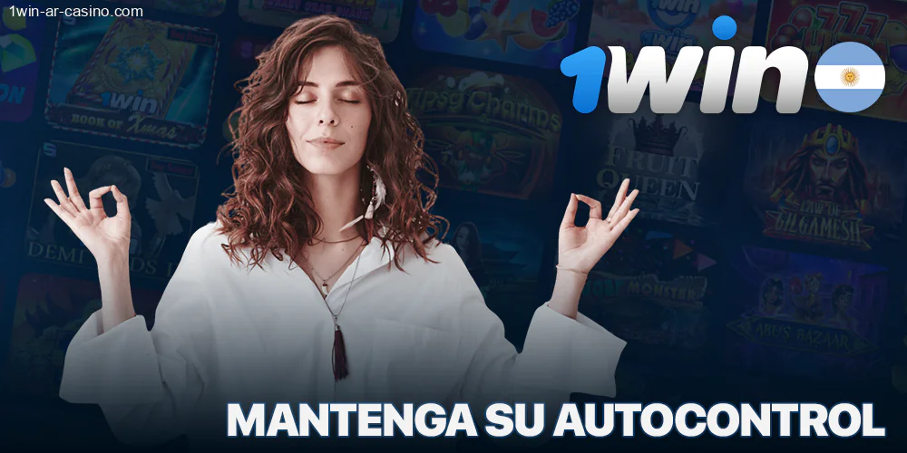 Mantenga el autocontrol cuando juegue en 1Win Casino
