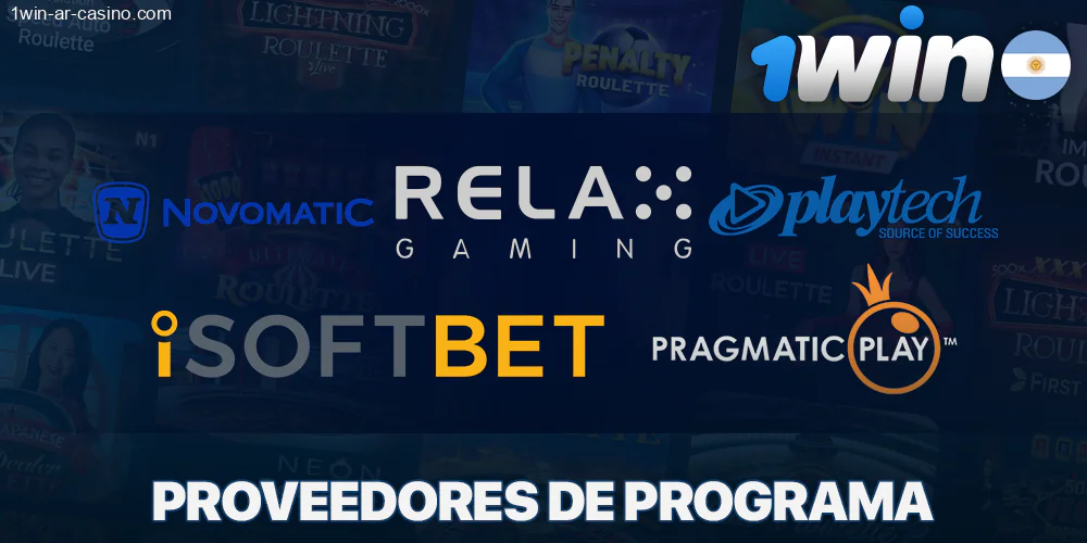 Proveedores de Software de Ruleta de casino 1Win