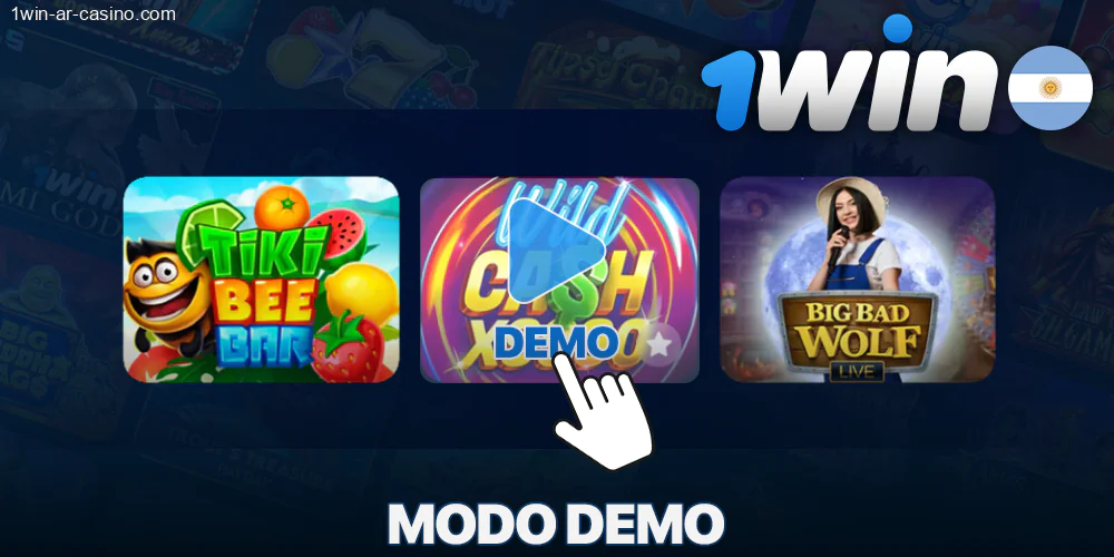 Tragamonedas en modo demo en 1Win