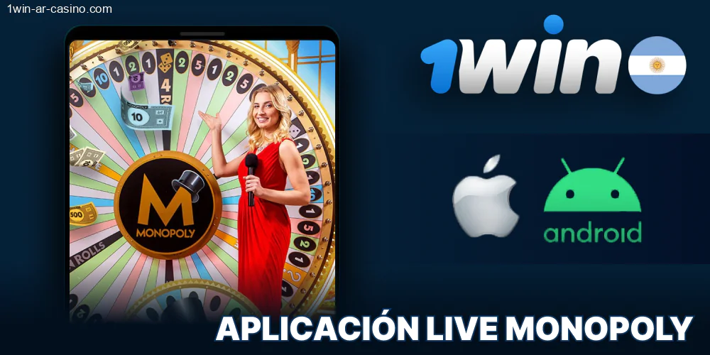 1win Argentina Live Monopoly para móvil