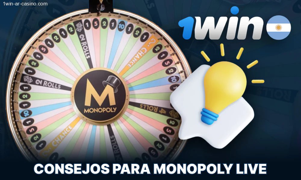 Tips para jugar Live Monopoly en 1win Argentina