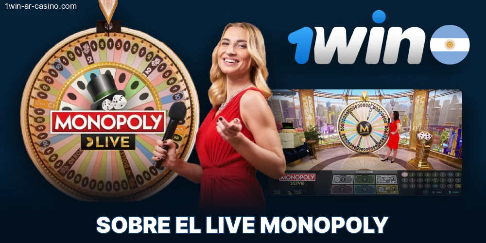 Sobre el juego Live Monopoly en 1win Argentina