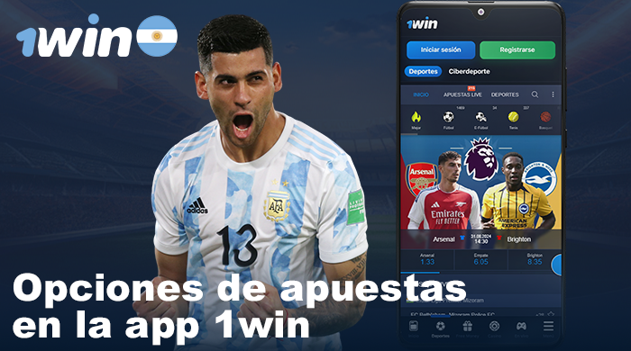Tipos de apuestas en la app 1win