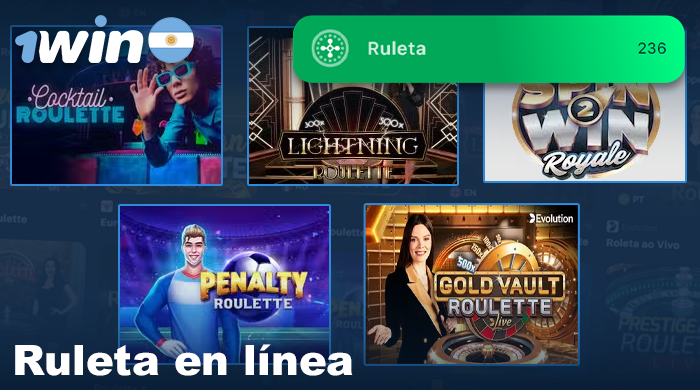 1win Ruleta en línea