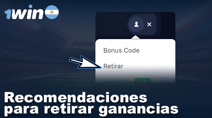 Instrucciones para retiros en 1win