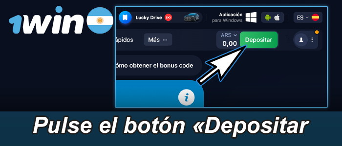 Recarga tu saldo en 1win AR