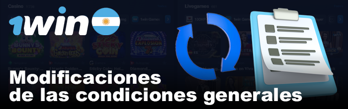 Cambios en las condiciones de uso para jugadores de 1win Argentina