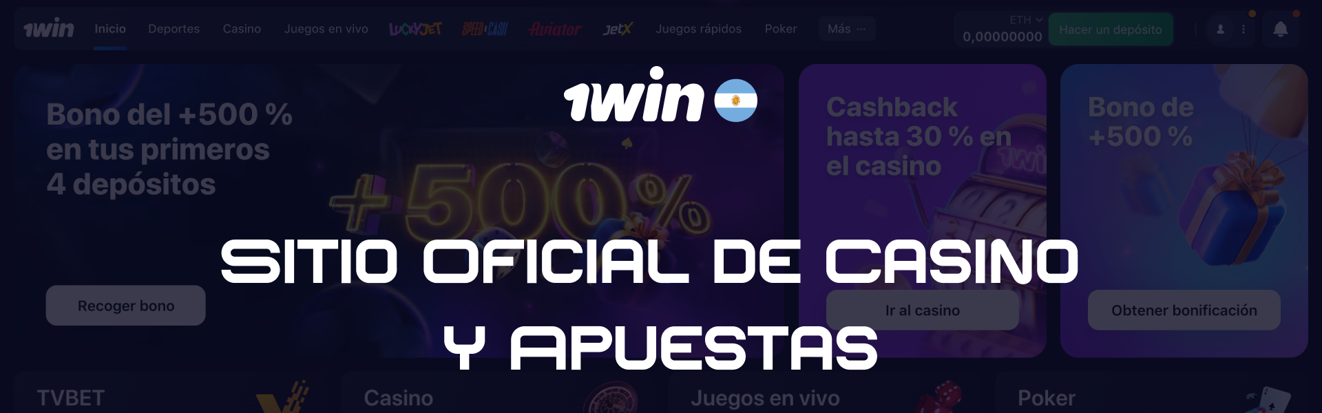 1win en Argentina - Sitio Oficial de Casino
y Apuestas